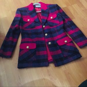 Infinity plaid Blazer